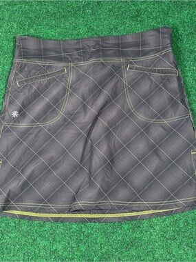 Athleta Women’s Large Tulum Plaid Active Skort